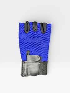 Guantes de gimnasio con corte de dedo Guantes de Ciclismo de medio dedo Gel Levantamiento de pesas Entrenamiento Guantes de fitness uso unisex color negro - Product Image 2