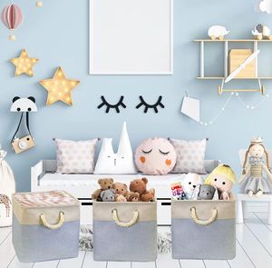 Bacs de rangement pliables avec poignées-Organisateur non tissé du Vietnam pour le rangement des placards et des jouets - Product Image 2