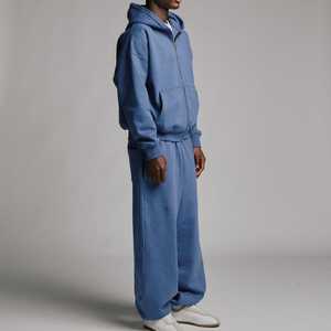 Fabricant de jeans, logo personnalisé, taille haute, ample, délavé à l'acide, vintage, pantalon en denim à jambes larges, jean baggy pour homme - Product Image 3