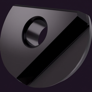 ISO PPH 2500-CL1:2003 D.6mm Inserto de Fresado de 6 mm, Paquete de 10, Recubrimiento PVD Morado-Negro, Herramienta de Torneado - Product Image 3