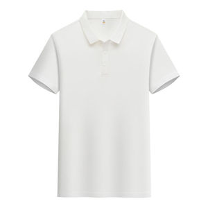 Vente en gros de polos en coton respirant pour hommes, tricot décontracté, personnalisation numérique, manches courtes, motif uni, longueur standard - Product Image 3