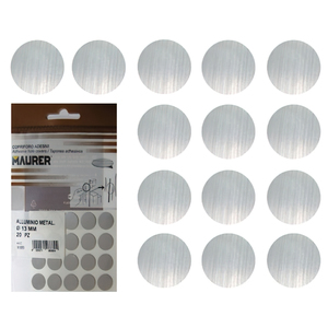 Adesivi per Viti Grigio Metallizzato Blister da 20 unità - Product Image 1