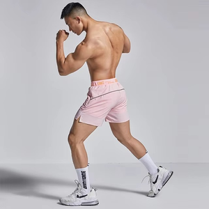 Vente en gros de shorts de basket-ball d'été respirants et décontractés écologiques en polyester/nylon/coton avec impression personnalisée pour hommes - Product Image 3
