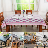 Nappe imprimée en 100% coton naturel, bloc à main, Design Floral, décor personnalisé, Rectangle, couverture de Table à manger, fabrication indienne