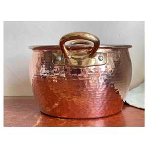 Top Selling Eco-Friendly <b>Copper</b> Serving Pot Heated <b>Kitchen</b> <b>Utensils</b> Manufacturer & Exporter - Product Image 2
