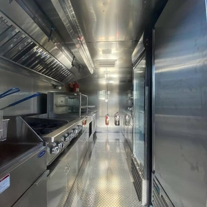 Kiosque alimentaire mobile à double essieu (4m) entièrement remorquable pour la restauration commerciale + LIVRAISON GRATUITE - Product Image 2