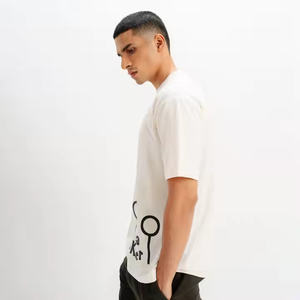 Nueva Camiseta de algodón con mangas cortas Color naranja decoración de corazón de piedra para los días escolares Madeintaly camiseta de alta calidad - Product Image 5