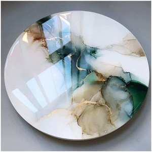 Posavasos de resina hechos a mano con pétalos de flores incrustados esteras epoxi perfectas para la decoración de la Mesa de la oficina en casa e ideas para regalos - Product Image 4