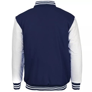 Veste de sport pour homme de haute qualité avec broderie chenille personnalisée, veste en polyester doublée pour homme, coupe classique - Product Image 2