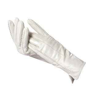 ถุงมือขับรถหนัง PU แบบเต็มนิ้ว หน้าจอสัมผัสได้ สีดำ ให้ความอบอุ่น ยืดหยุ่น - Product Image 1