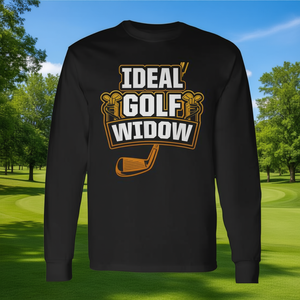 Camiseta de manga larga Ideal Golf Widow para amantes del golf, ropa informal para mujer - Product Image 3