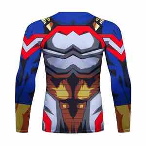 Camiseta Rashguard de Manga Larga Personalizada para MMA 2025, Secado Rápido, Transpirable, Protección UPF 50, Unisex, 100% Poliéster, Impresión Personalizada - Product Image 5