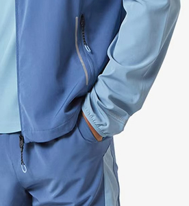 Ensemble de survêtement deux pièces pour homme personnalisé, veste coupe-vent à capuche et short, vêtements de sport actifs, course à pied, sports de plein air, vêtements décontractés de rue - Product Image 6