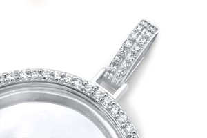 Pendentifs lettre en diamant cultivés en laboratoire VVS sur mesure glacés Style rappeur Hip Hop plaqué or 10K/14K cadeau parfait - Product Image 3