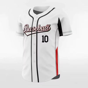 Camiseta de béisbol personalizada de 100 poliéster para adultos, uniforme de equipo deportivo de Color sólido, con servicio OEM ropa deportiva, ropa de béisbol y softball - Product Image 4
