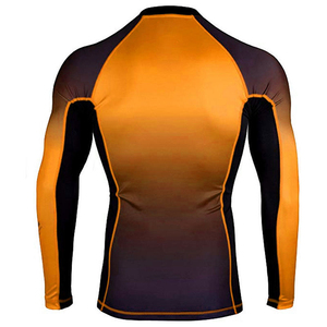 Custom Compression Digital Print Breathable Rash Guard <b>Long</b> <b>Sleeve</b> Men's Gym Training Quick Dry Athletic <b>Base</b> <b>Layer</b> Fitness Top - Product Image 6