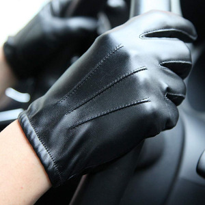 Haute qualité personnalisé matériau élégant tous temps porter facile d'entretien superbe tissu respirant cuir gants de mode - Product Image 2