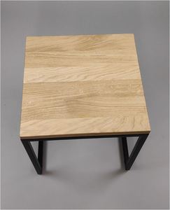 <b>Modern</b> Classy <b>Black</b> Steel Iron Wood <b>Coffee</b> <b>Table</b> for Kitchen Office Home Restaurant Living Room Garden Decoration Made in India - Product Image 4