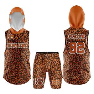 2025 personalizado totalmente sublimado 7v7 conjunto de uniforme de fútbol juvenil de alta calidad estilo superior nombre del equipo de fútbol americano hecho Pakistán - Product Image 1