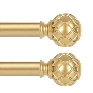 Accesorios de ventana, habitación, baño, sala de estar, cocina, barra de cortina de hotel, barra de cortina de Metal dorado 2024 con soporte para decoración del hogar - Product Image 1