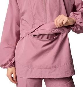 Veste coupe-vent imperméable à la mode pour femmes avec manches longues respirante et pour l'entraînement patchs personnalisés inclus - Product Image 3
