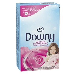 Downy <b>Fabric</b> <b>Softener</b> <b>Dryer</b> <b>Sheets</b>, April Fresh, 105 Count - Product Image 1