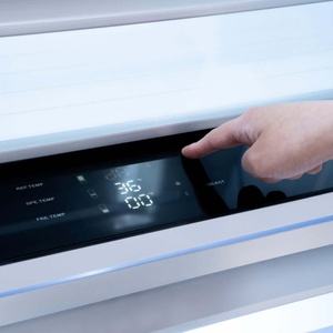 Réfrigérateur à portes françaises ZLINE RBITWM72 de 72 pouces, 39,6 pieds cubes Congélateur bas intégré avec distributeur d'eau et machine à glaçons, alimentation électrique - Product Image 3