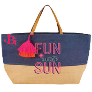 Sac de plage en jute avec logo personnalisé de haute qualité sac en toile de coton article personnalisé Style motif lettre Promotion Aus - Product Image 2