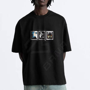 Meilleur t-shirt surdimensionné personnalisé grande taille 100% coton t-shirt à manches courtes pour hommes personnalisé blanc grande taille hommes t-shirts - Product Image 1