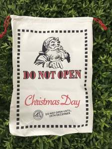 Sac de Noël géant pour cadeaux, sac à cordon extra large, personnalisé, écologique, en coton, pour emballer les cadeaux - Product Image 2