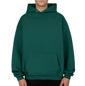 Nuevas Sudaderas con Capucha Extra Grandes para Hombre, Elegantes y de Alta Calidad, Diseño de Patrón Sólido, 100% Algodón, Transpirables, Ropa Urbana Hip Hop - Product Image 6