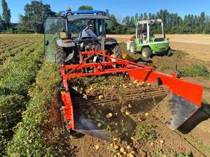 Agrizone Arracheuse de pommes de terre automatique avec engrenage et roulement Une récolte efficace permet de gagner du temps Nettoyer sans dommage - Product Image 3
