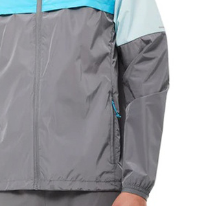 Conjunto de cortavientos de nailon ligero personalizado, chaqueta con capucha de lona transpirable y pantalones largos, ropa de calle XL para correr en invierno - Product Image 4