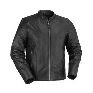 Vestes en cuir pour hommes Nouveau style vieilli en cuir d'agneau véritable de qualité supérieure à prix de gros pour l'extérieur - Product Image 1