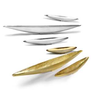 AK แจกันดอกไม้โลหะทองเหลืองรูปเรือพร้อมชุดแจกันดอกไม้3โต๊ะสีทองสำหรับตกแต่งโต๊ะ/ของตกแต่งโรงแรม - Product Image 2