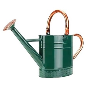 <b>Shiny</b> Finished Green Plant Watering Can Attractive Design Iron Metal Low Price Bulk Orders Garden Decor Accessory <b>Top</b> Trending - Product Image 1