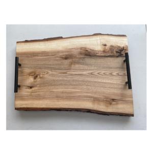 100% plateau en bois naturel prix de gros taille personnalisée bois naturel maison nourriture fruits hôtel Table décorative bois nourriture Fruits plateau - Product Image 4