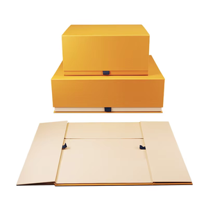 Caja de Embalaje de Ropa Plegable Magnética con Diseño de Libro, Impresa Personalizada, Ecológica, Fabricante de Cajas de Papel de Lujo al por Mayor - Product Image 3