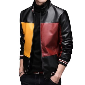 เสื้อแจ็คเก็ตหนังแท้คุณภาพพรีเมียมสำหรับผู้ชาย ปิดด้วยซิป ปรับแต่งได้ เสื้อคลุมคุณภาพสูง หนังจระเข้ - Product Image 5