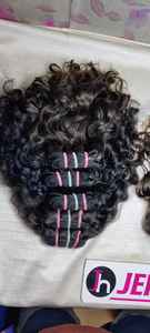 Bundles de cheveux humains ondulés bruts à vague profonde en vrac de qualité supérieure indienne cheveux en vrac non transformés pour perruques Genius cheveux en trame - Product Image 3