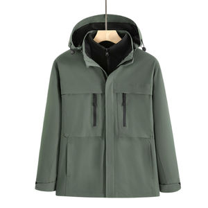 Veste de randonnée imperméable coupe-vent chaude et légère de qualité supérieure pour l'extérieur, isolée, respirante et durable - Product Image 2