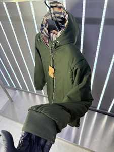 Abrigo de Invierno Informal para Hombre, de Satén, con 50% de Plumón, con Capucha y Bolsillos con Cremallera, Acolchado, Cálido, Estilo Moderno - Product Image 2