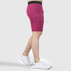 Quantité minimale de commande bas Short de compression de gymnastique avec logo personnalisé pour hommes nouveauté short de compression pour hommes - Product Image 6