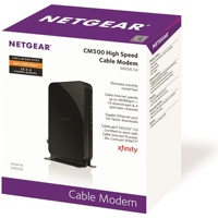 Boîtier sans fil pour modem câblé NETGEAR CM500 DOCSIS 3.0 Ethernet monobande