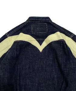 แจ็คเก็ตยีนส์ผ้าแคนวาสทรงโอเวอร์ไซส์สไตล์ญี่ปุ่น โกธิค ฮิปฮอป เรโทร  แบบ unisex  สีสั่งทำได้  กันลม มีฮู้ด  แขนยาว  สไตล์ลำลอง - Product Image 4