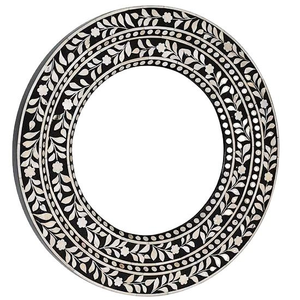 Espejo de Pared con Incrustaciones de Hueso Hecho a Mano en India, de Alta Calidad, con Incrustaciones de Madreperla, Marco Decorativo de Estilo Moderno para Decoración del Hogar - Product Image 5