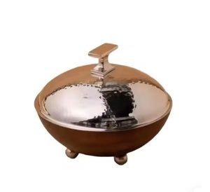 Cazuela con tapa de acero de grado 304 hecha a mano, olla caliente de nácar de alta calidad, calentador de alimentos, olla caliente Premium - Product Image 4