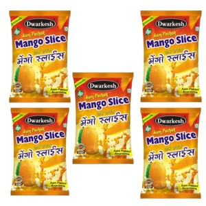 Dwarkesh Mango Slice Aam Pachak 100 Gm Pack Tasty Digestive Bites Aam Pachan Sweet and Savour Mango Slices Paquete al por mayor - Product Image 3