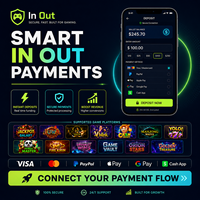 Passerelle de paiement Fish Game pour les opérateurs de jeux avec prise en charge API Cash App PayPal et services de paiement et de versement sécurisés