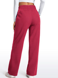 OEM/ODM High Quality 100% Cotton Lightweight Pockets Wide Leg Sports <b>Jogger</b> Pants Custom Embriordery Logo Loose Fit Sweatpants - Product Image 2